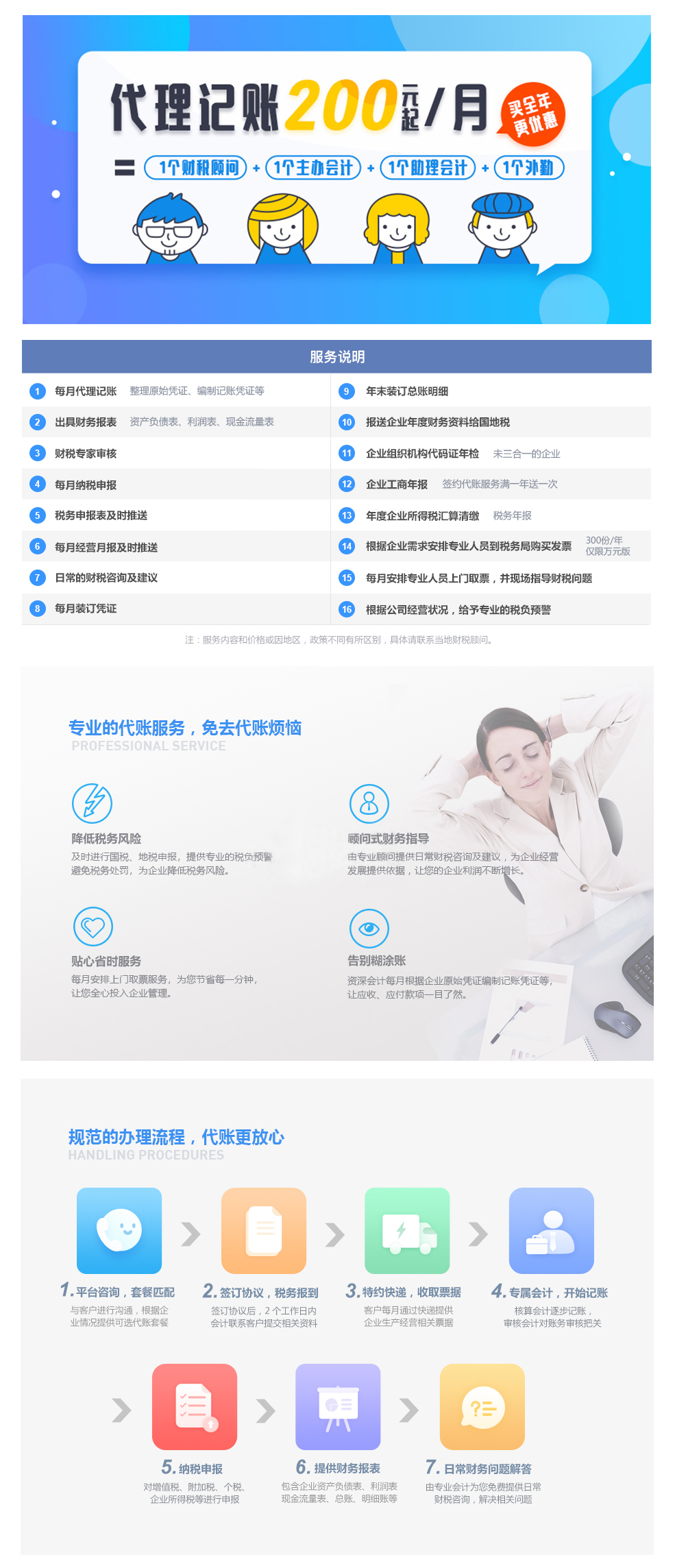 小规模代理记账 小规模代理记账